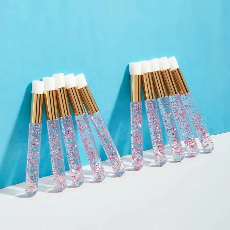 Eyelash Extension Cleaning - 10 Stück Kristall-Reinigungsbürsten für Wimpernverlängerung –