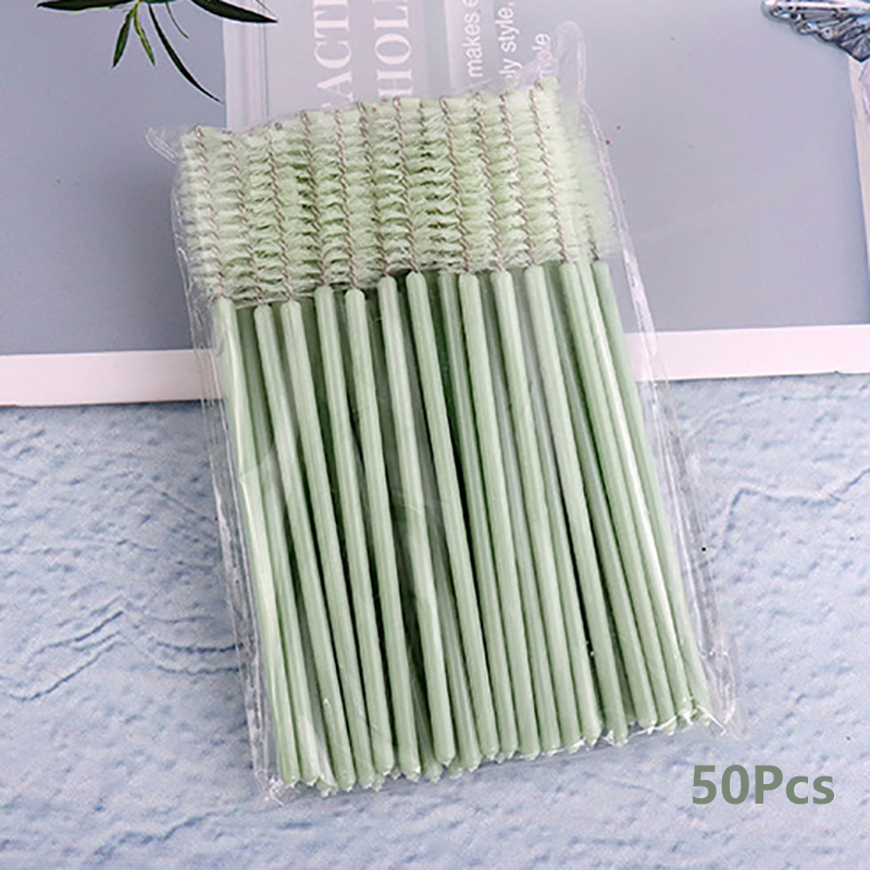 Eyelash Extension Vendor - 100 Stück Wimpernbürsten Make-up Pinsel Einweg-Mascara-Applikatoren