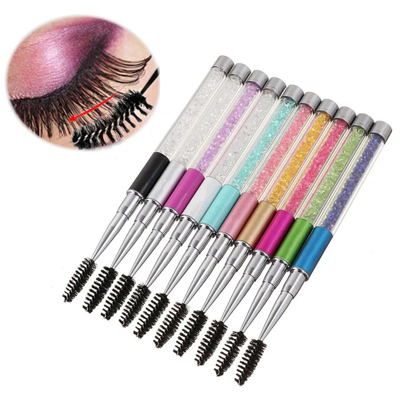 Micro Brush Applicator - Strass Griff Wimpern Pinsel Wiederverwendbare Wimpern