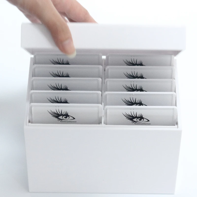 Eyelash Extension Salon - Schönheitssalon 10 Schichten Acryl Wimpernverlängerungen Aufbewahrungsbox