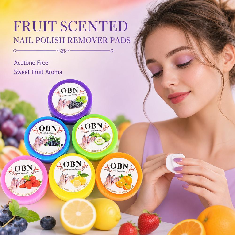 Eyelash Extension Cleaning - Nagellackentferner-Pads mit Blumenduft, Absorbierbare Reinigungstücher für