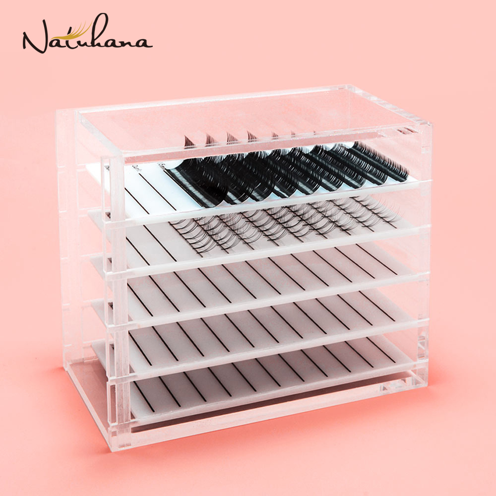 Eyelash Extension Vendor - NATUHANA Display-Ständer für falsche Wimpernverlängerung, Acryl,