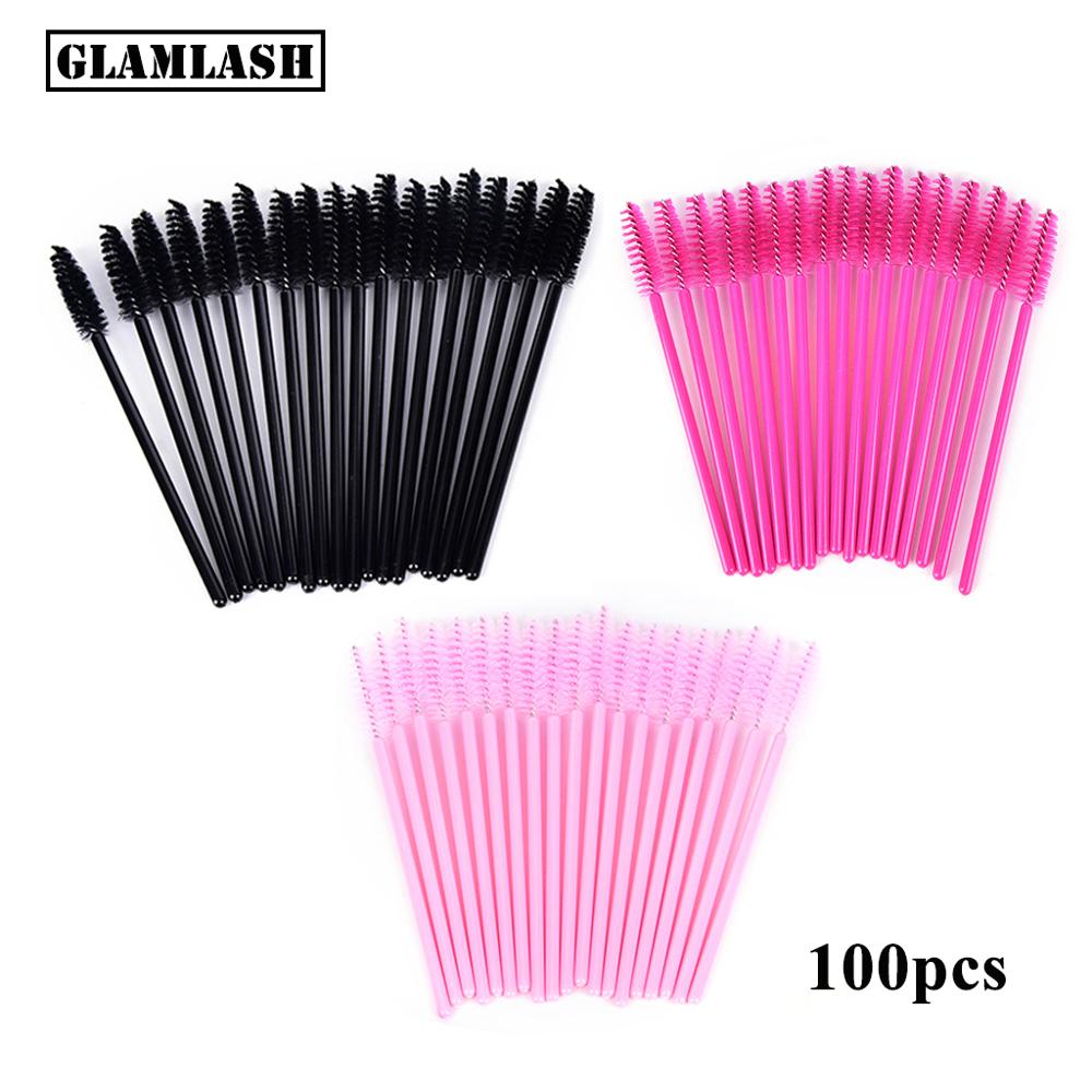 Micro Brush Applicator - 100Pcs Einweg Micro Wimpern Kamm Pinsel