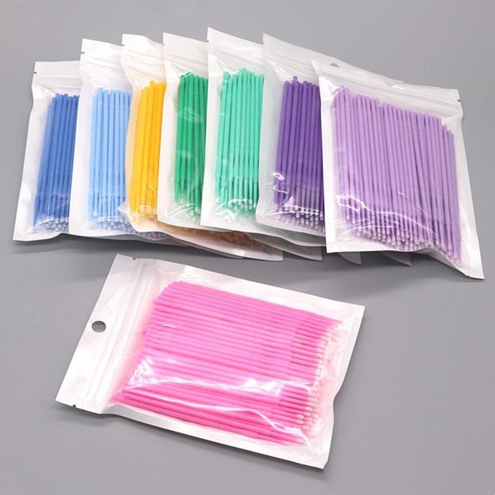 100 Stück/Set Mikro-Bürsten fü – Eyelash Extension Cleaning Bewertung und Preis