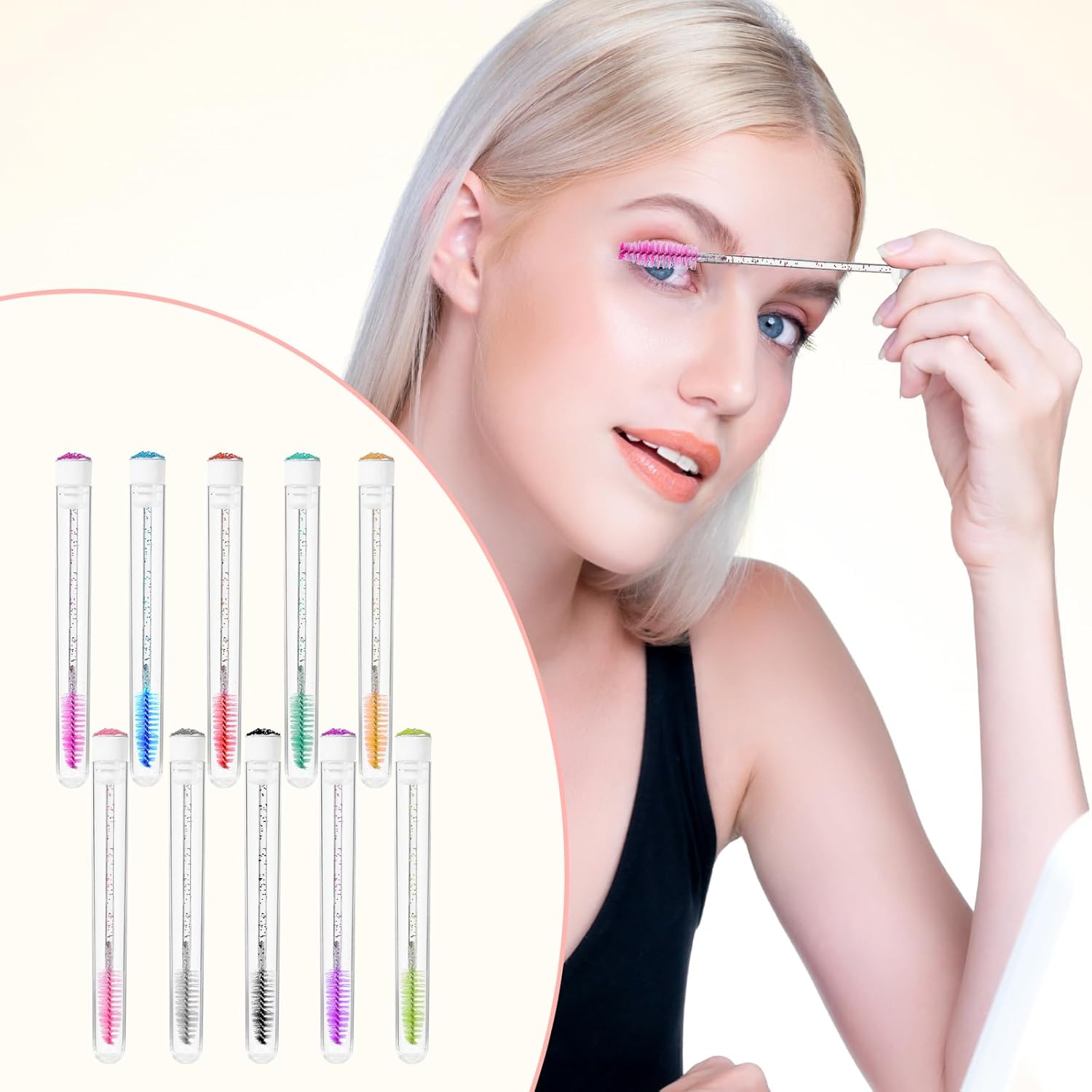 Wimpernbürste, Wimperntusche-A – Eyelash Extension Cleaning Bewertung und Preis