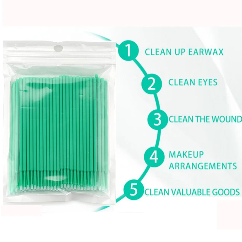 50/100PCS Einweg Micro Pinsel  – Micro Brush Applicator Bewertung und Preis