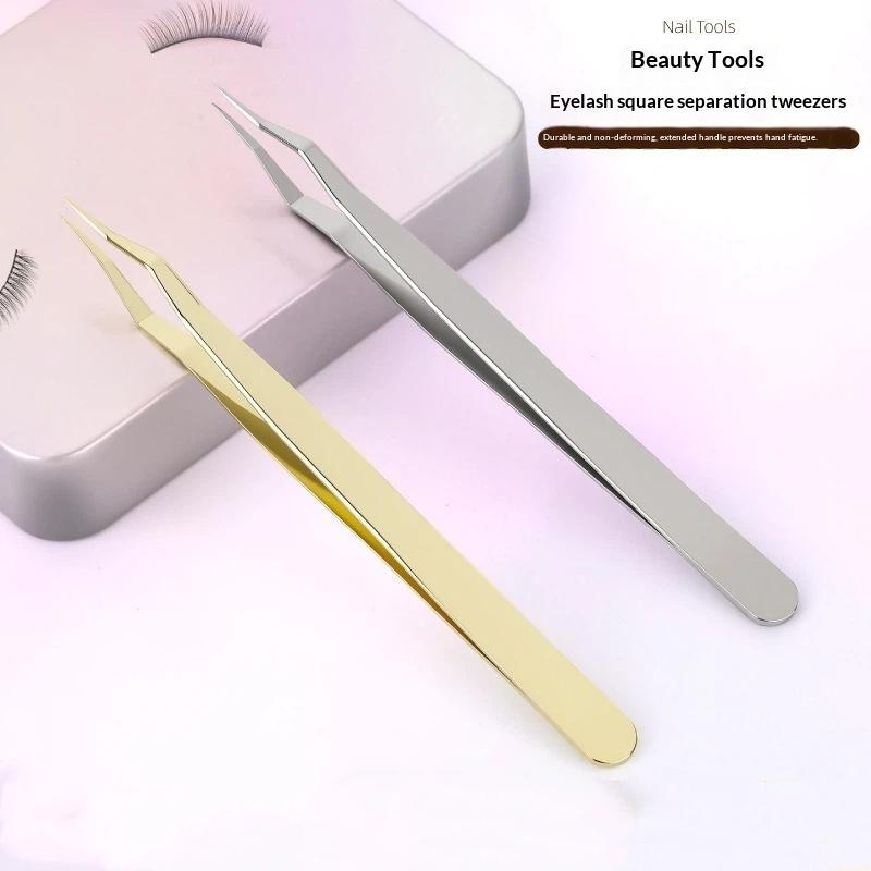 @*1 Set Edelstahl-Pinzetten fü – Eyelash Extension Salon Bewertung und Preis