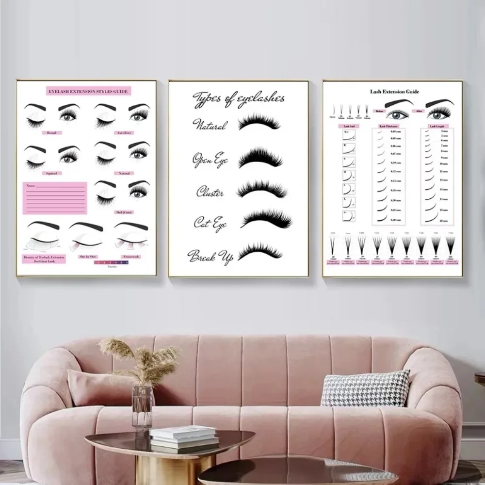 Leinwand Malerei HD Druck Wand – Eyelash Extension Salon Bewertung und Preis