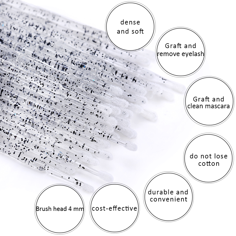 Freies verschiffen Microbrush  – Eyelash Extension Cleaning Bewertung und Preis
